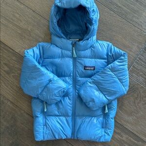 NWT Patagonia Hi-Loft Puffer, Size 3T, Color Bluebird